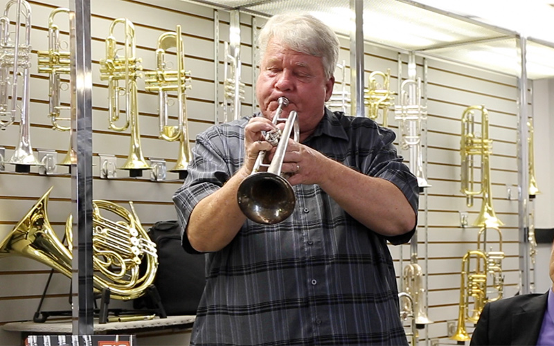 Paul Kurtz, International Educators’ Hall of Fame inductee, stops by the Kanstul factory to talk Braille music and the sensory evaluation of trumpets