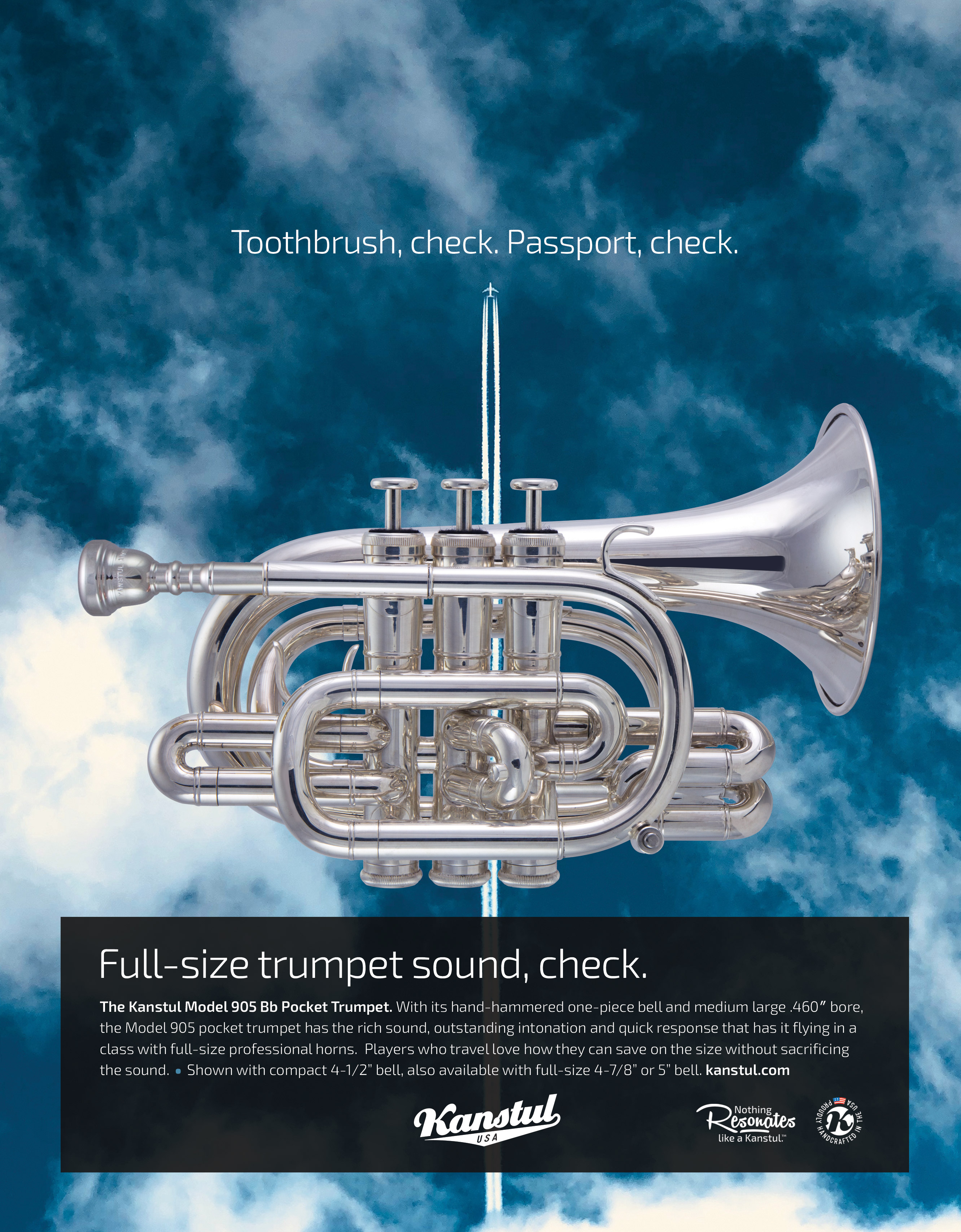 The longer story behind a short horn: the Kanstul Model 905 Pocket Trumpet